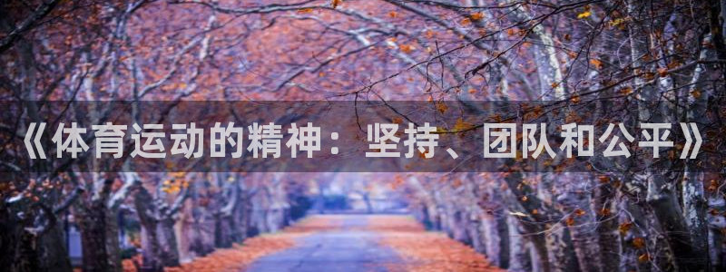 3377体育官网下载招商电话号码查询:《体育运动的精神:坚持